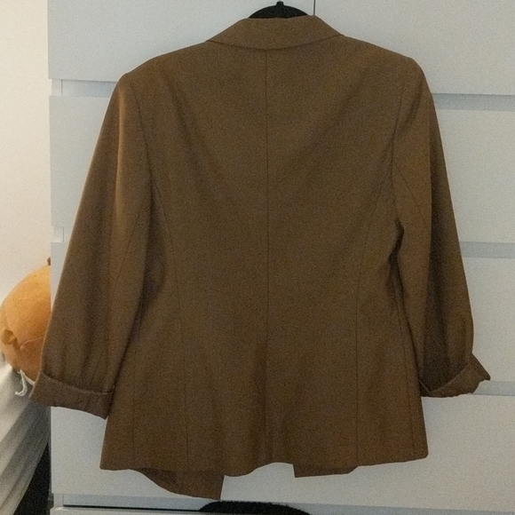 vintage evan picone blazer tan size 6 - Picture 3 of 4